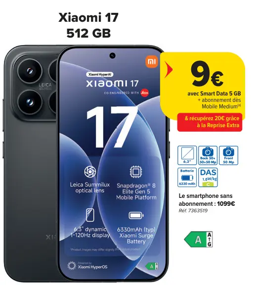 Offre: Xiaomi 17