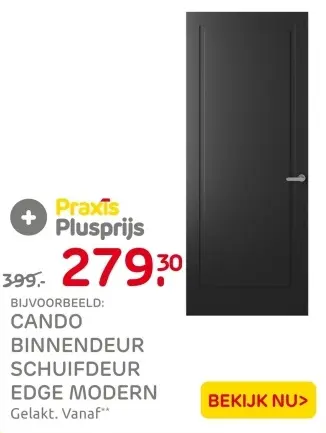 Aanbieding: Binnendeur schuifdeur edge modern