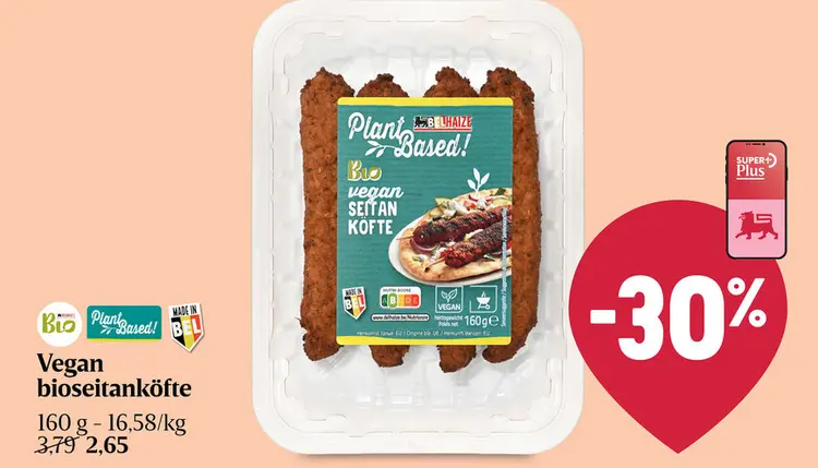 Promotie: Vegan bioseitanköfte