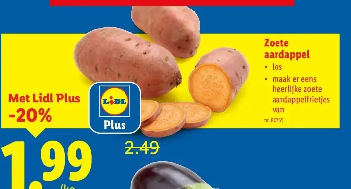 Aanbieding: Zoete aardappel