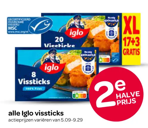 Aanbieding: Iglo vissticks