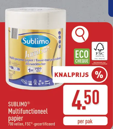 Promotie: Multifunctioneel papier