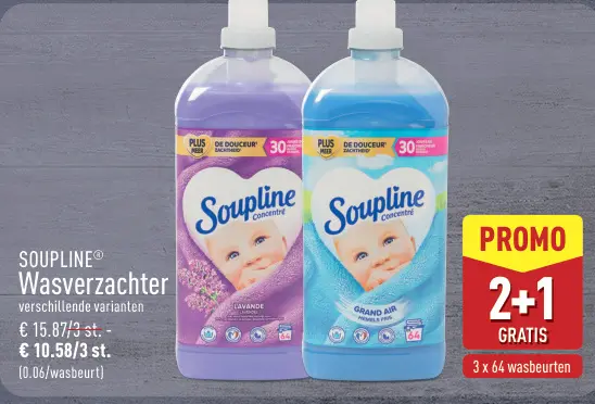 Promotie: Soupline Wasverzachter
