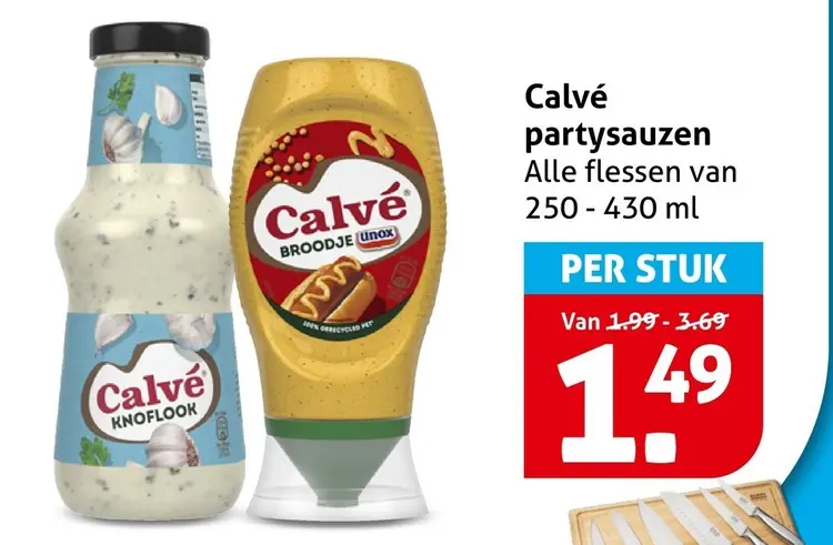 Aanbieding: partysauzen