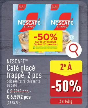 Offre: Café glacé frappé