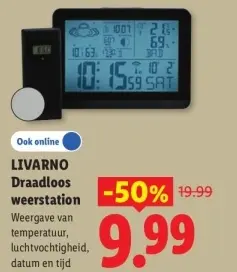 Aanbieding: Draadloos weerstation