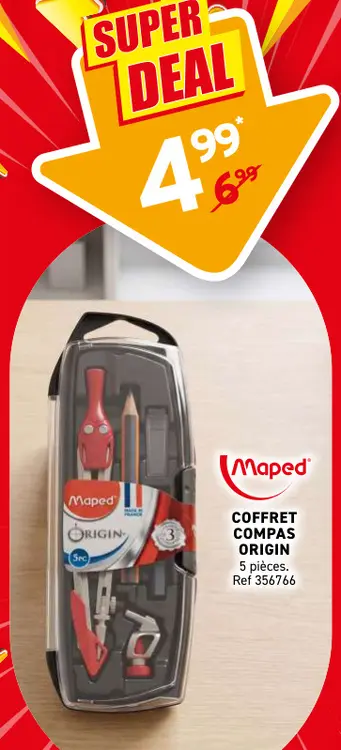 Offre: Coffret compas origin