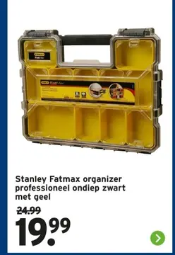 Aanbieding: Stanley Fatmax organizer professioneel ondiep
