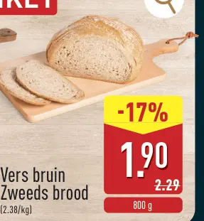 Promotie: Vers bruin Zweeds brood