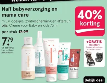 Aanbieding: Naïf babyverzorging en mama care