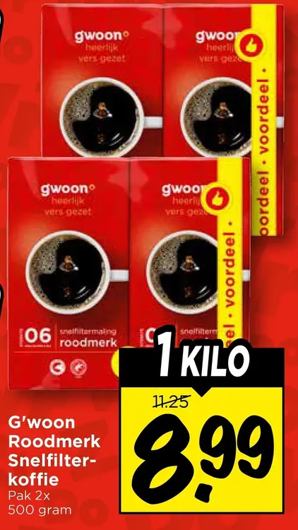 Aanbieding: Snelfilter-koffie