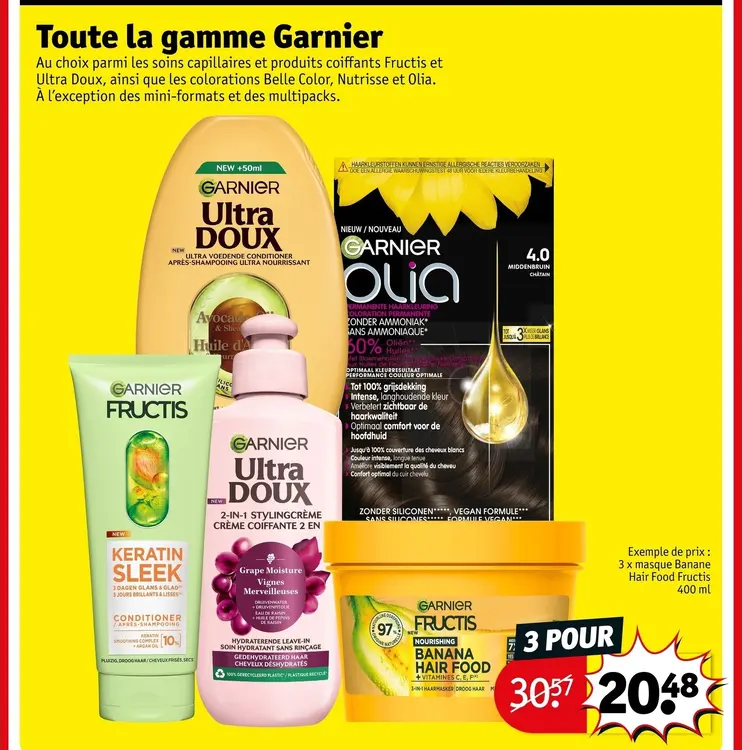 Offre: Toute la gamme Garnier