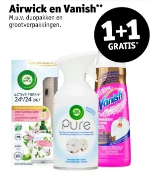 Aanbieding: Airwick en Vanish