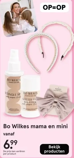Aanbieding: Bo Wilkes mama en mini