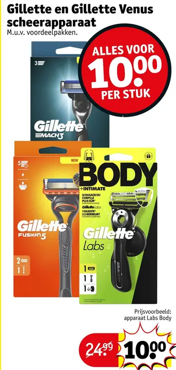 Aanbieding: Gillette en Gillette Venus scheerapparaat
