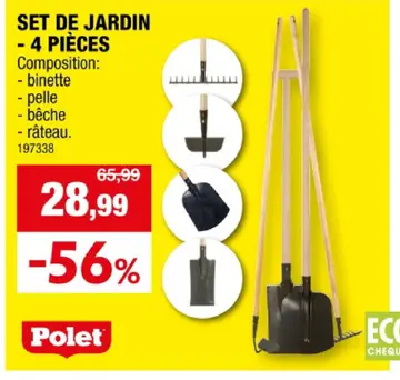 Offre: Set de jardin - 4 pièces