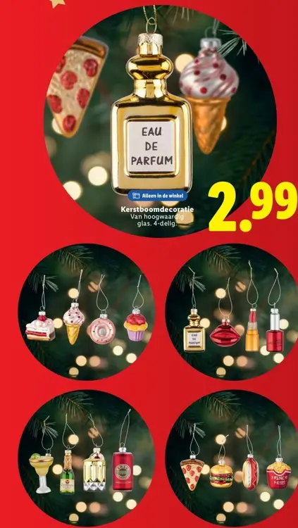 Aanbieding: Kerstboomdecoratie