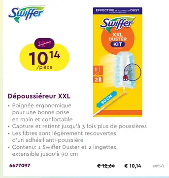 Offre: Dépoussiéreur XXL