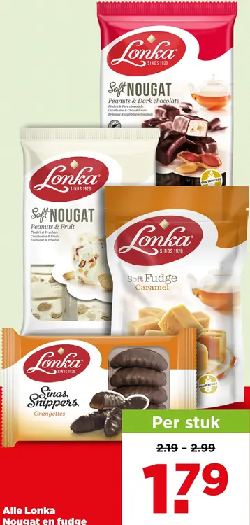 Aanbieding: Nougat en fudge