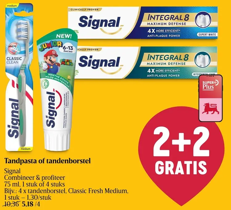 Promotie: Tandpasta of tandenborstel