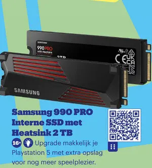 Aanbieding: Samsung 990 PRO Interne SSD met Heatsink