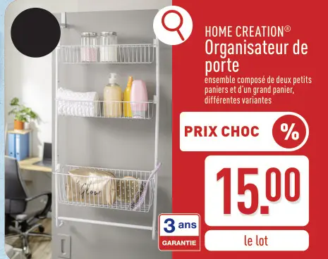 Offre: Organisateur de porte