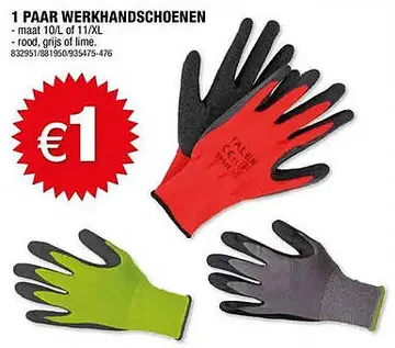 Aanbieding: Werkhandschoenen