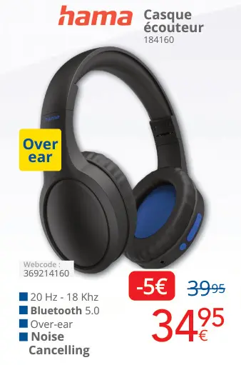 Offre: Casque écouteur