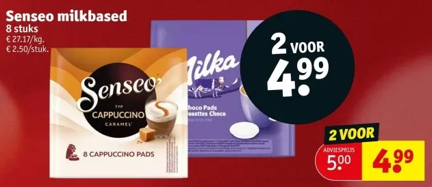 Promotie: Milkbased koffiepads