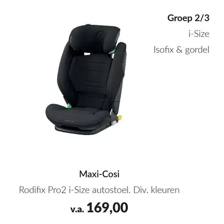 Aanbieding: Maxi-Cosi Rodifix Pro2 i-Size autostoel