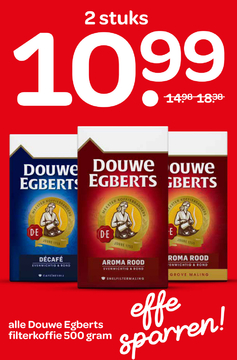 Aanbieding: Douwe Egberts filterkoffie