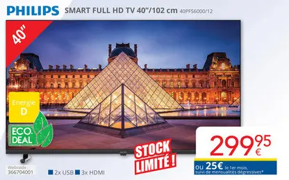 Offre: Smart full hd tv