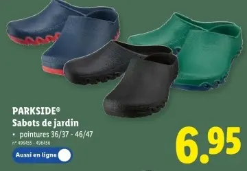 Offre: Sabots de jardin