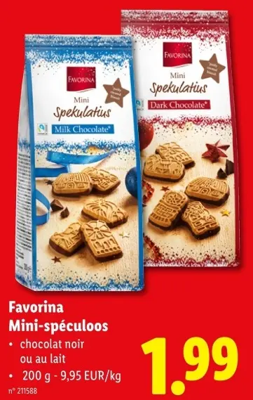 Offre: Favorina Mini-spéculoos