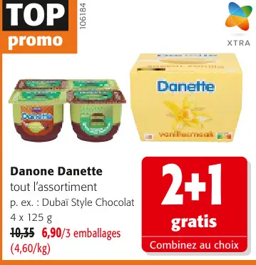Offre: Danette tout l'assortiment