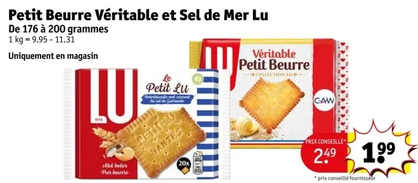 Offre: Petit Beurre Véritable et Sel de Mer