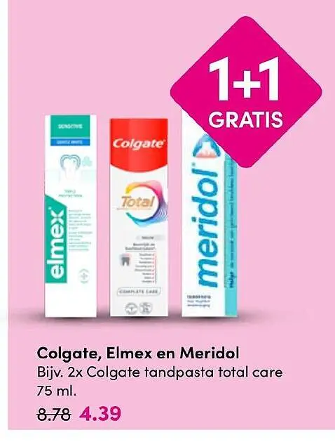 Aanbieding: Colgate, Elmex en Meridol