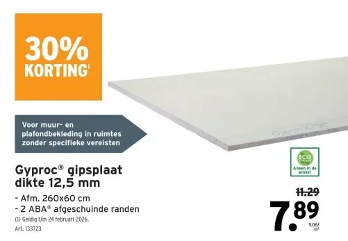 Promotie: Gyproc® gipsplaat