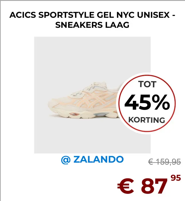 Aanbieding: Acics sportstyle gel nyc unisex - sneakers la