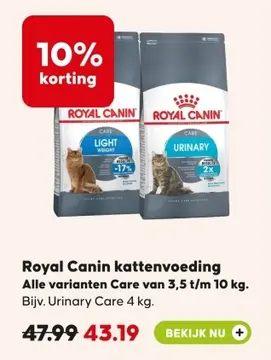 Aanbieding: Royal Canin kattenvoeding