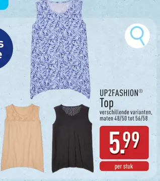 Aanbieding: UP2FASHION® Top