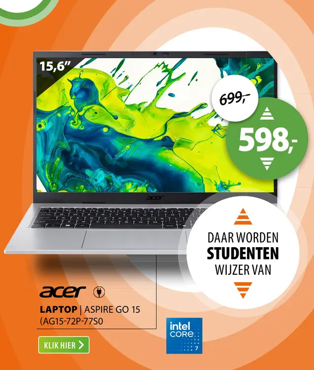 Aanbieding: Aspire go 15