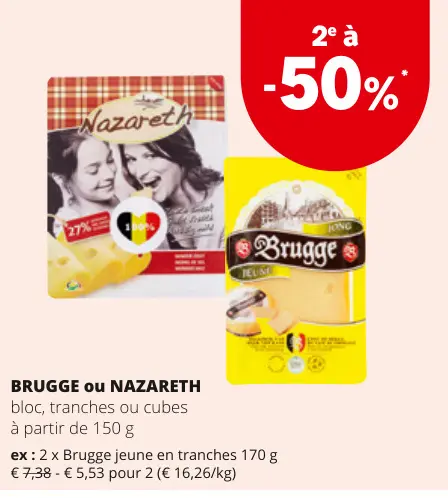 Offre: BRUGGE ou NAZARETH