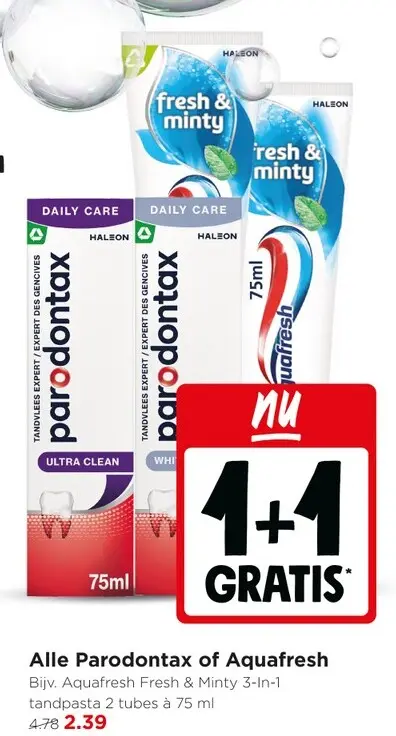 Aanbieding: Parodontax of Aquafresh
