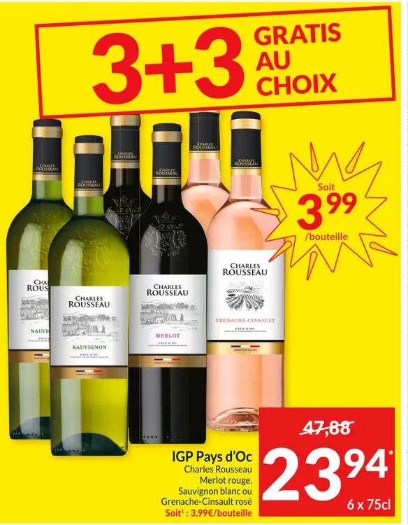 Offre: IGP Pays d'Oc