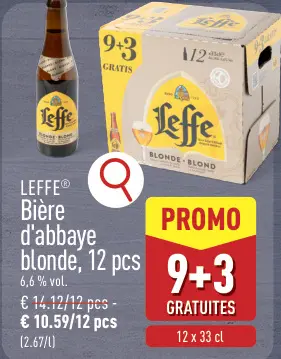 Offre: LEFFE® Bière d'abbaye blonde