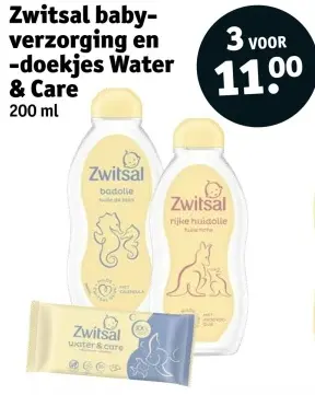 Promotie: Babyverzorging en -doekjes Water & Care