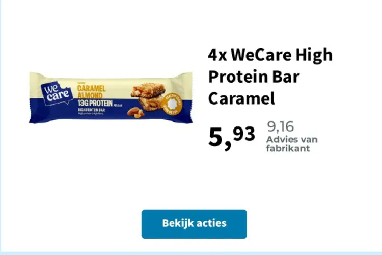 Aanbieding: High Protein Bar Caramel