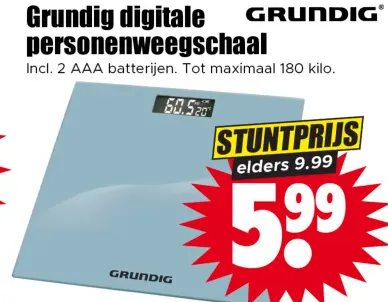 Aanbieding: digitale personenweegschaal