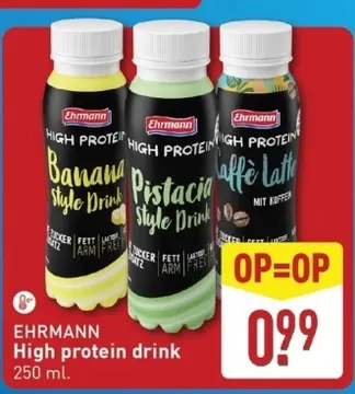 Aanbieding: Ehrmann High protein drink